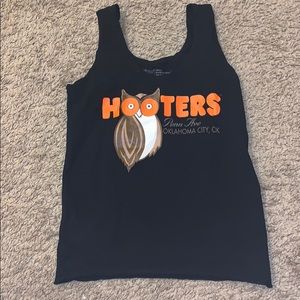 Black Hooters Tank Top(Penn. Ave Oklahoma City,Ok)